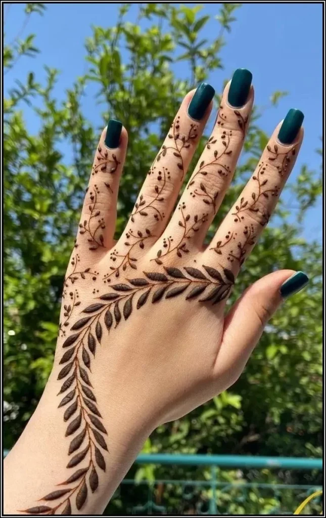 Mehandi Design Front Full Hand