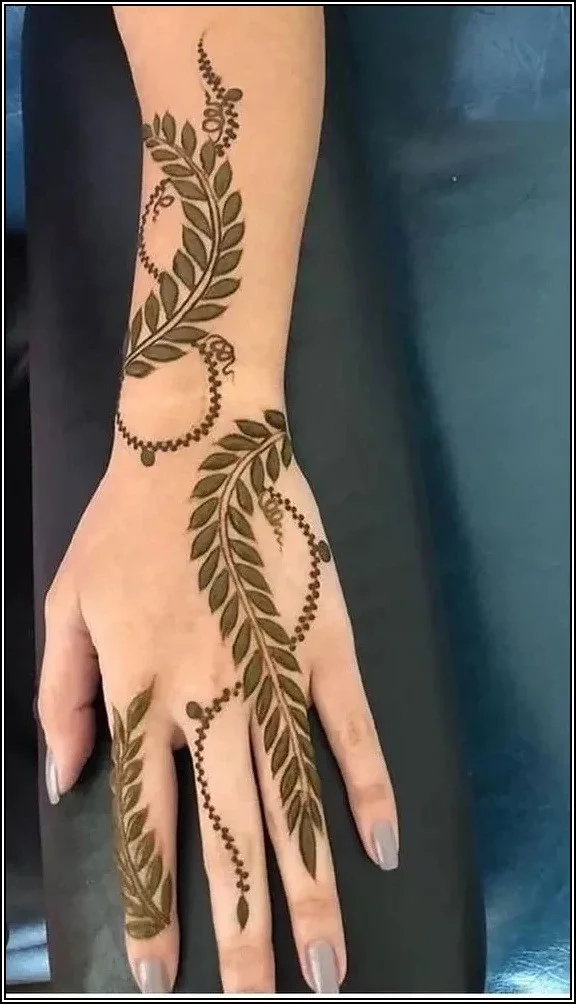 Full Hand Mehndi Design Drawing