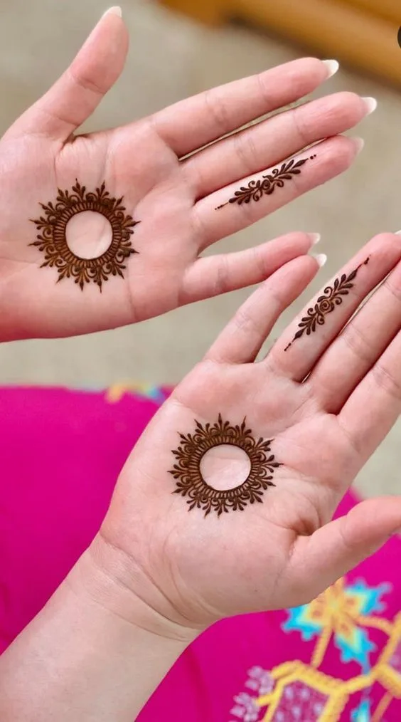 Mehndi Design Front Hand Full