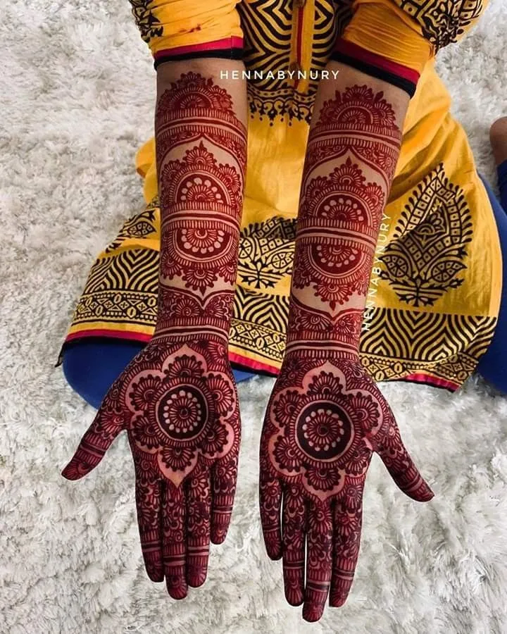 mehndi design dulhan