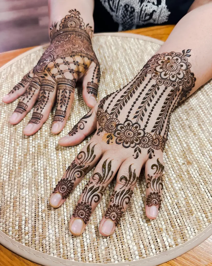 floral mehndi designs