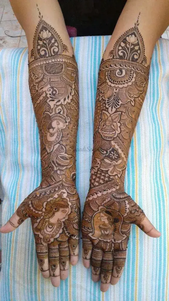 Mehndi Designs For Front Full Hand