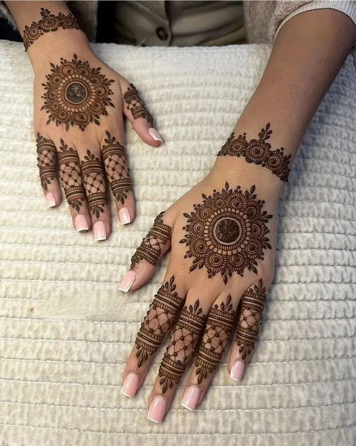 Mehndi design simple khafif