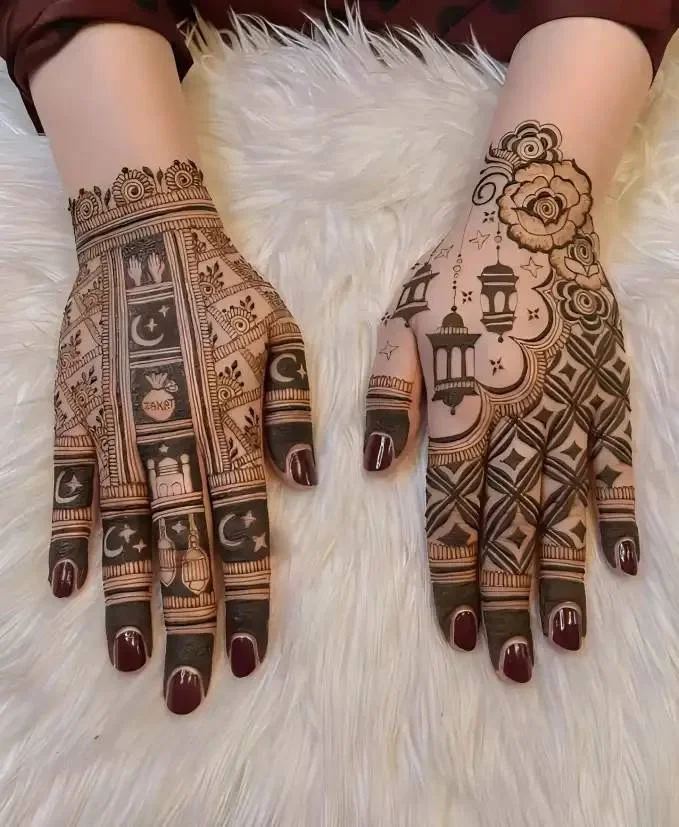 Mehndi with Symbolic Touches