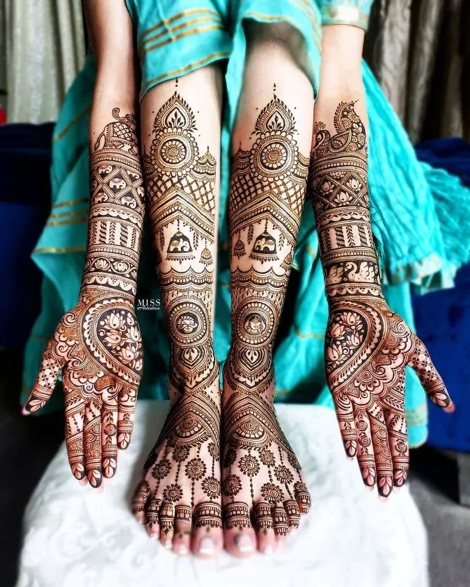 Dulhan Mehndi Design Photo
