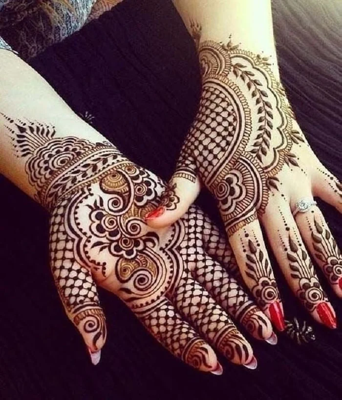 Fusion Mehndi Design Cluster
