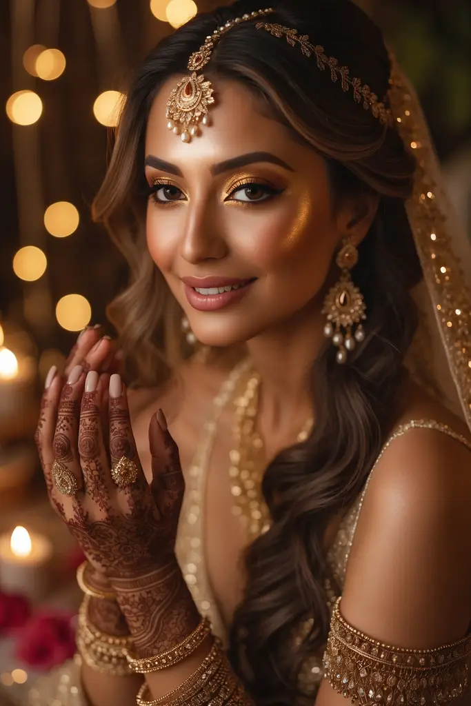 Dulha Dulhan Mehndi Design Photo