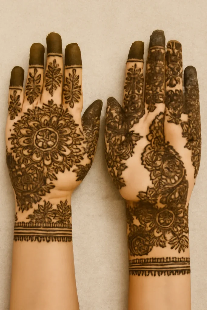 Beautiful Full Hand Mehndi Design