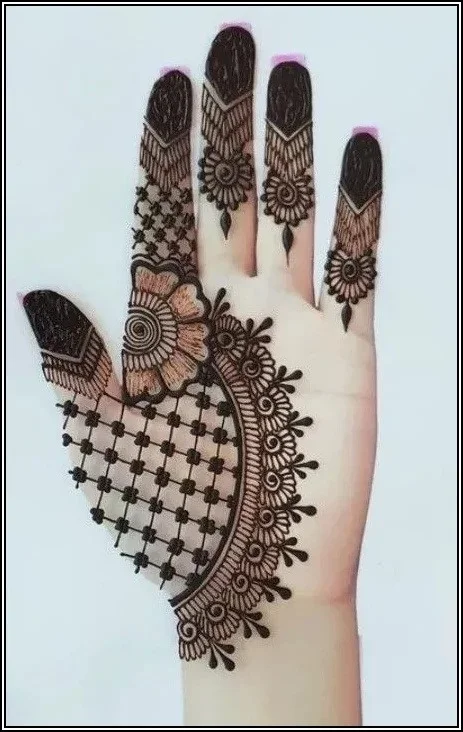 Left Hand Mehndi Design
