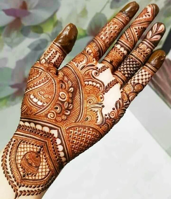 Dulha Mehndi Design Simple