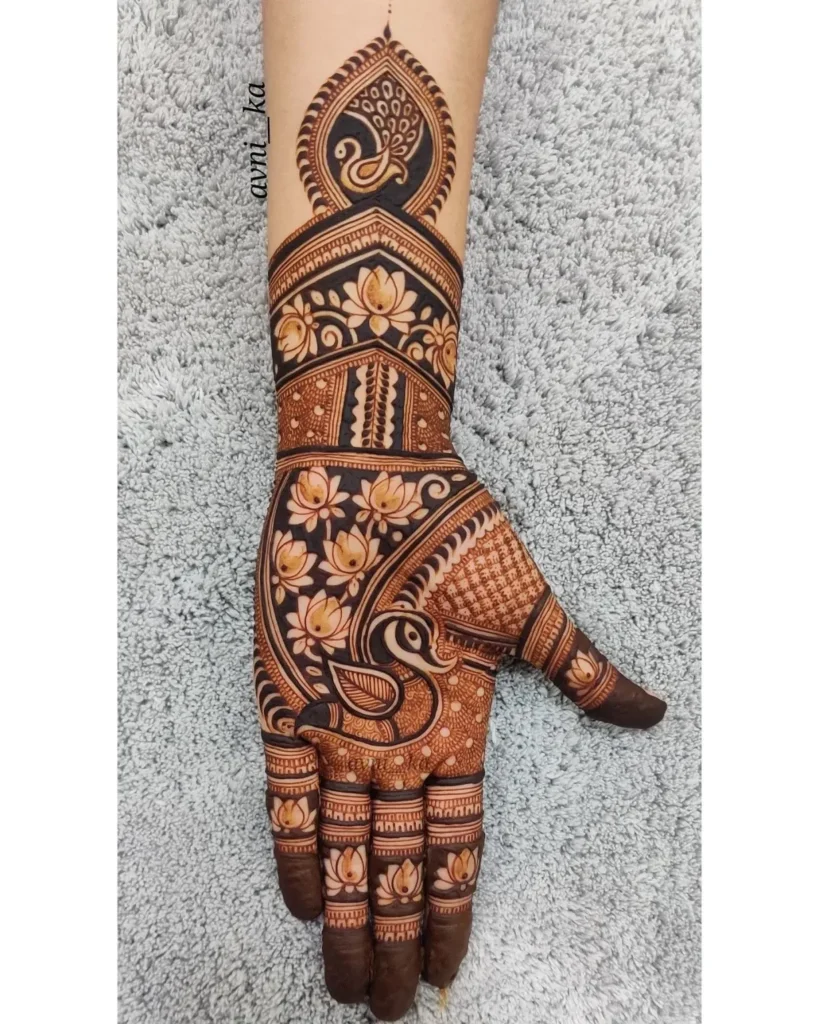 Dulhan Dulha Mehndi Design