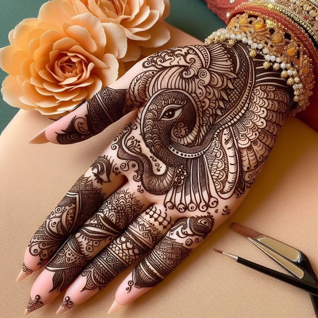 Go For An All Over Palm Design