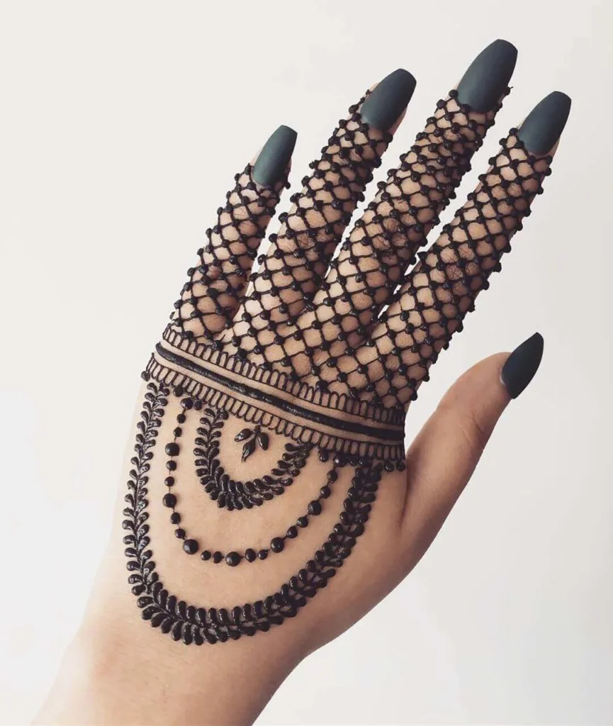 Back Hand Mehndi Designs for Raksha Bandhan