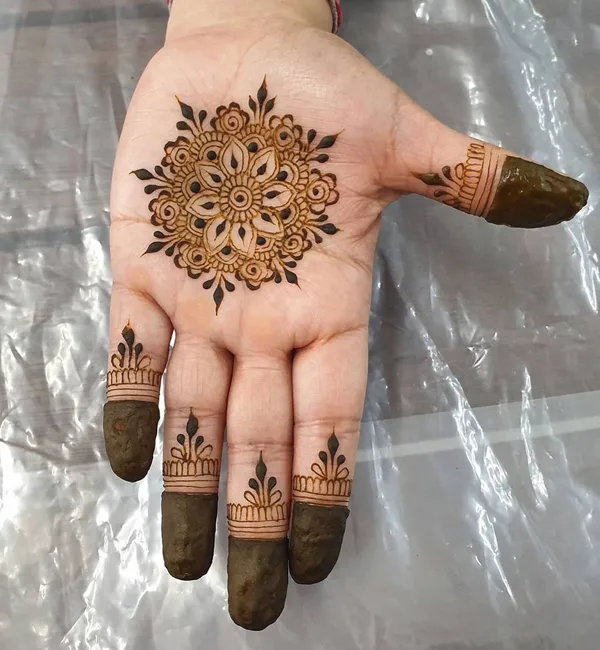 Simple Finger Floral