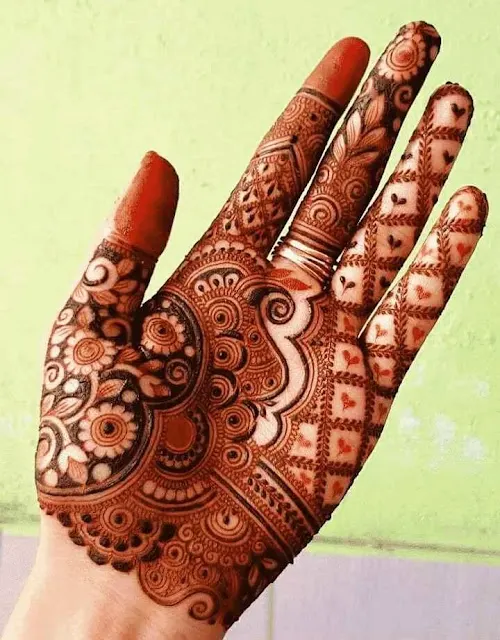 Floral and Vines with Henna Chains