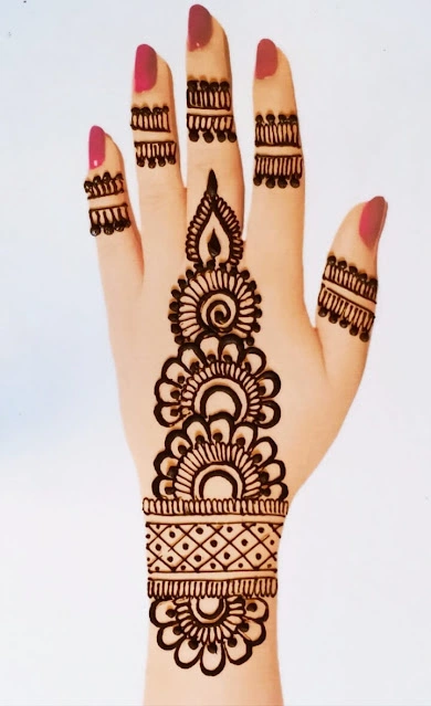 Mehndi design khafif simple