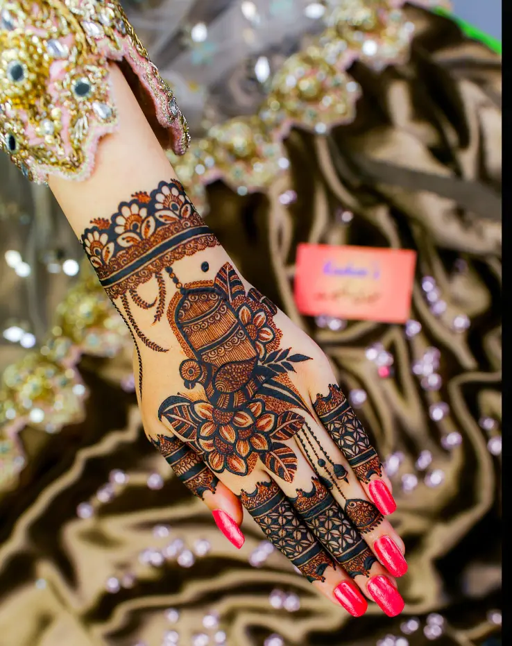 Mehndi Design Flower Simple