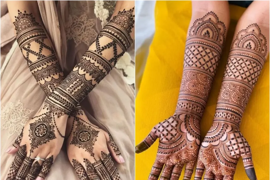 Heavy Mehndi Designs For Front Hands