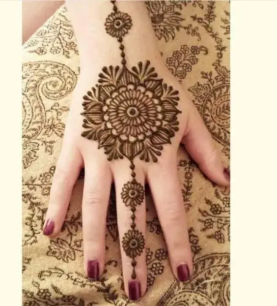 Half-Wrist Band with Swirls