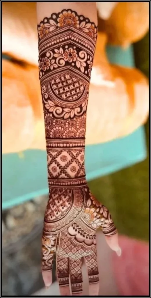 Mehndi Design Easy and Beautiful Full Hand