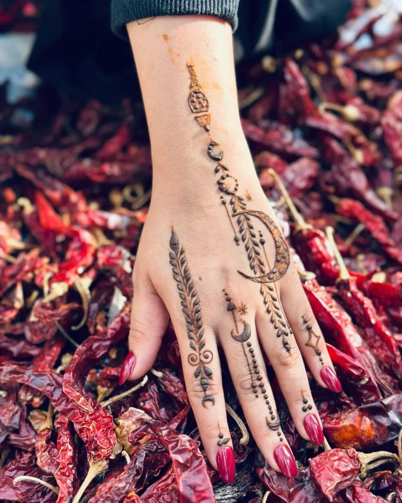 elegant mehndi design