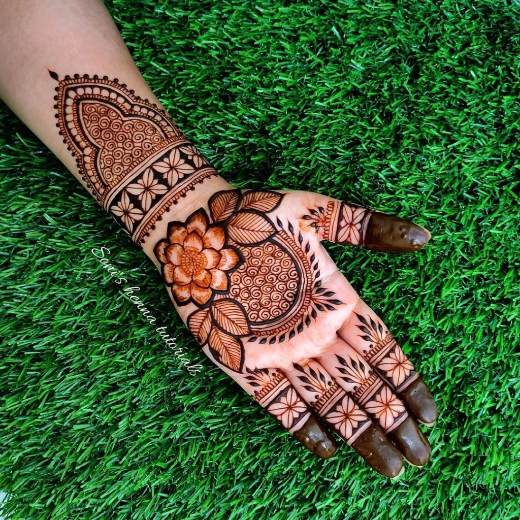 Front & Back Hand Mehndi Designs