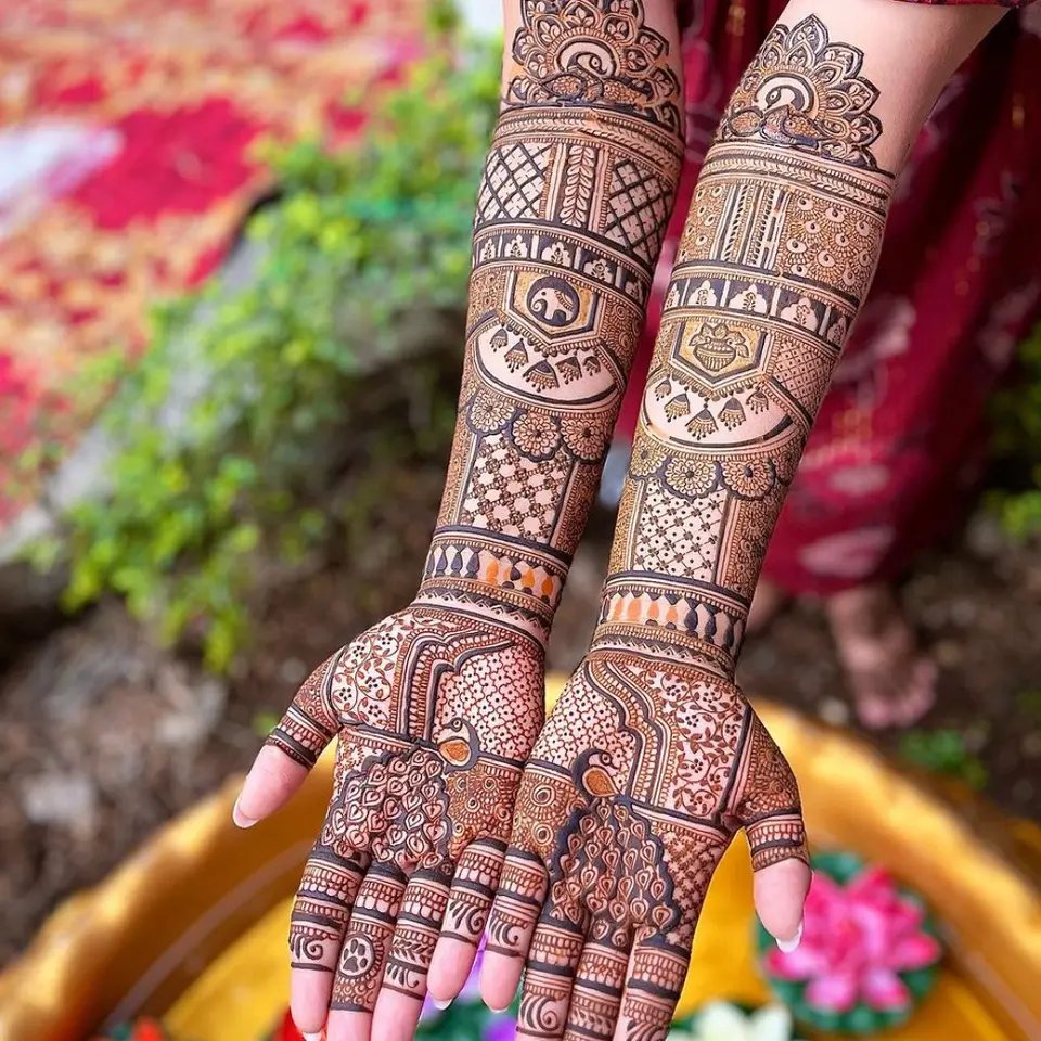 Mehndi Design Flower