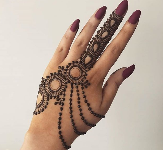 Pakistan mehndi design simple
