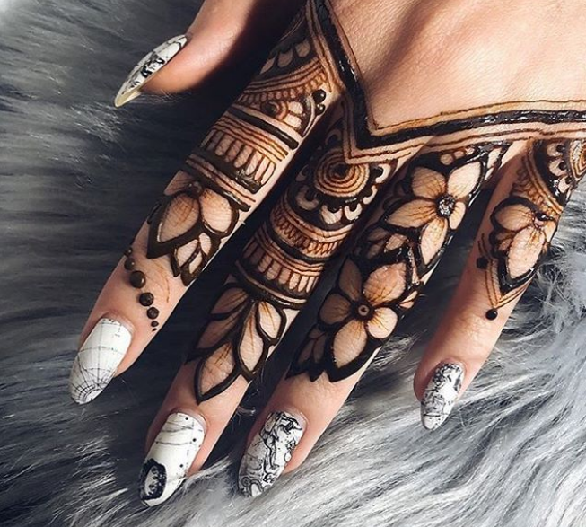 Arabic Pakistani Mehndi Design