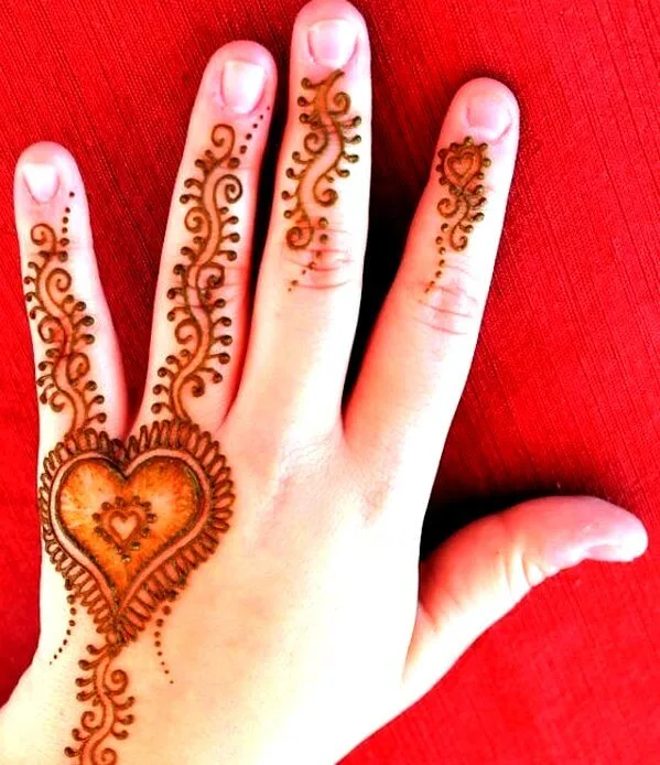 Easy Front Hand Mehndi for Beginners – Rakhi Special