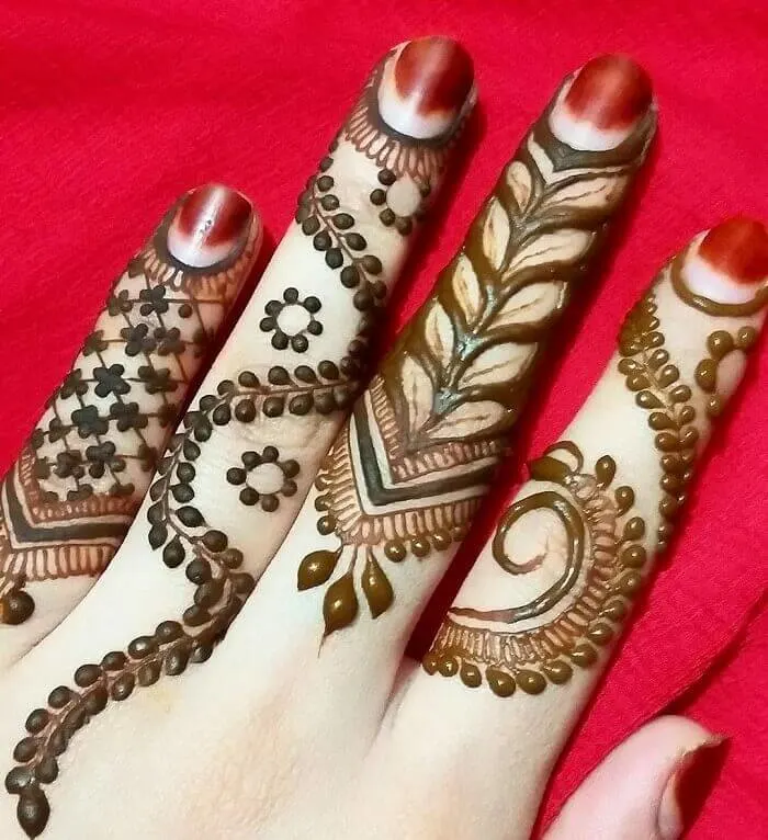 Easy Front Hand Mehndi for Beginners – Rakhi Special