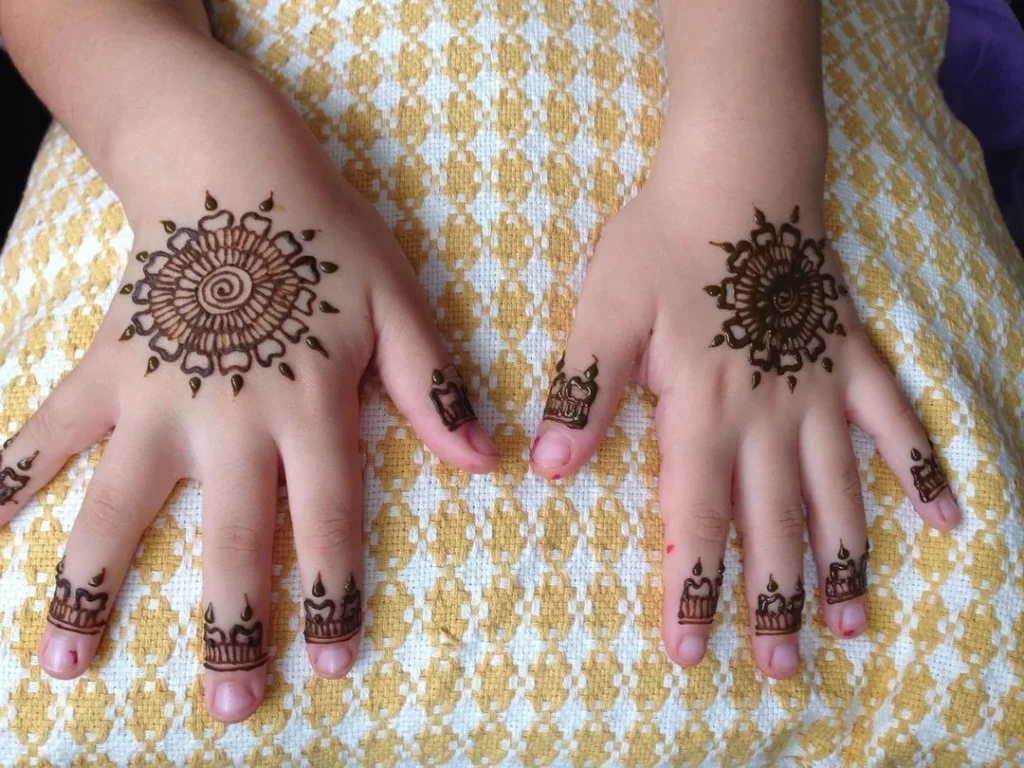 Pakistani mehndi design back hand Arabic