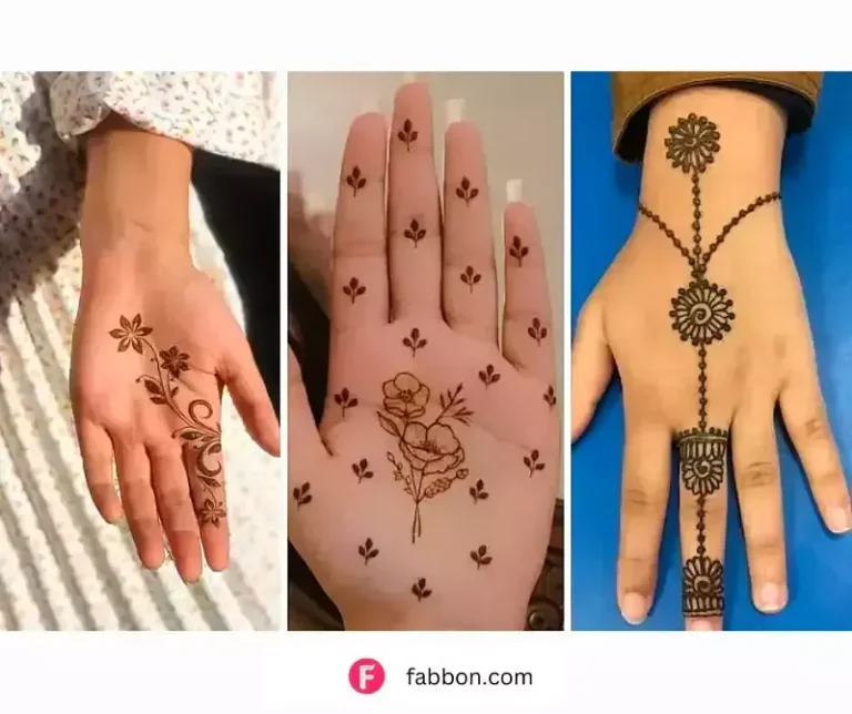 30+ Minimalistic Henna Mehndi Designs