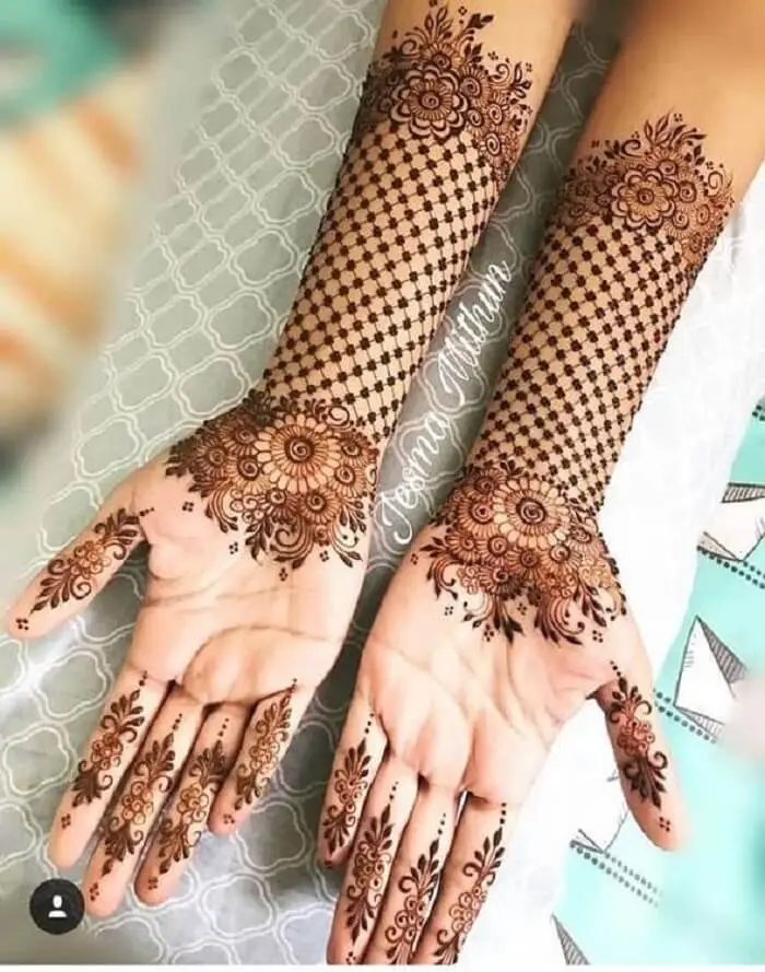 Arabic Mehndi Design Cluster