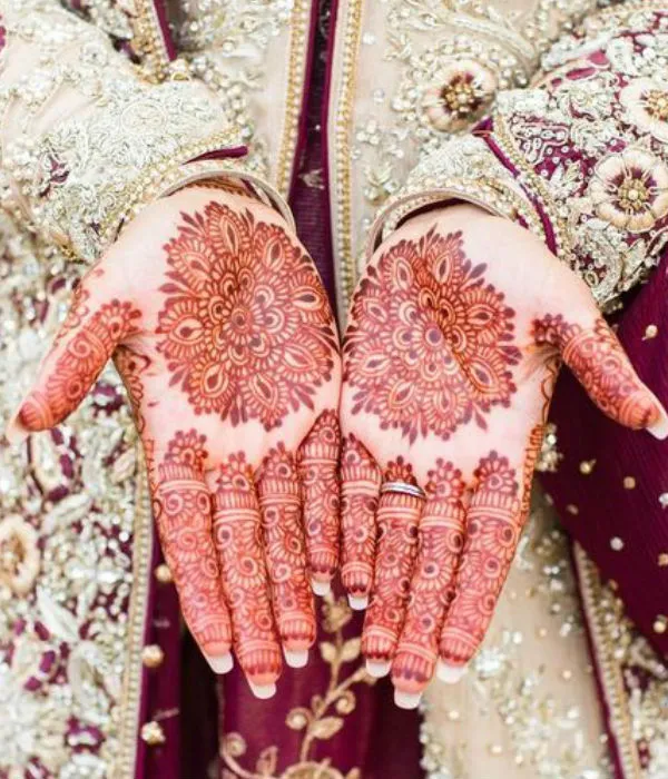 Mehndi Design Simple Flower