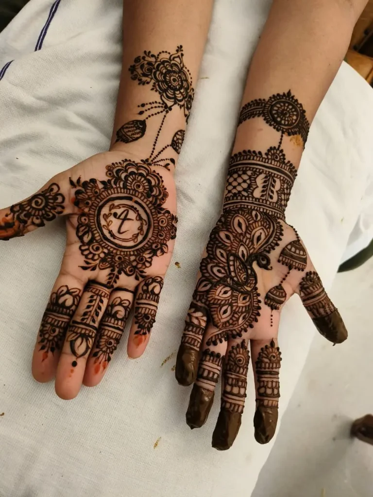 Floral Mehndi Design Simple