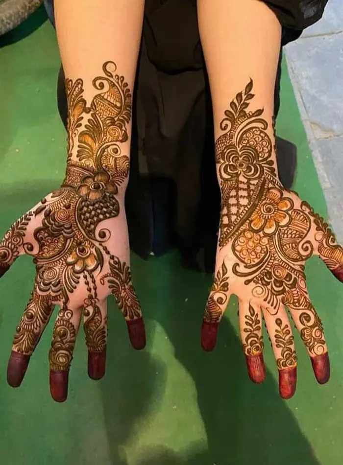 Mehndi Design Flowers