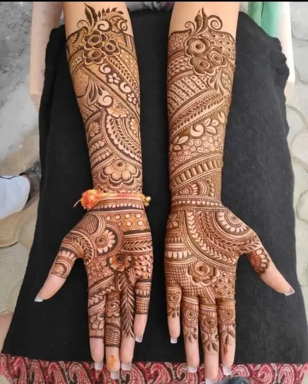 Easy Mehndi Design Flower