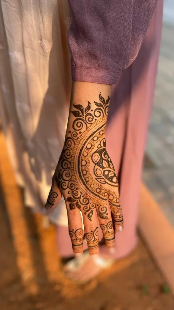Front & Back Hand Mehndi Designs