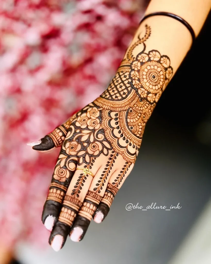 Front & Back Hand Mehndi Designs