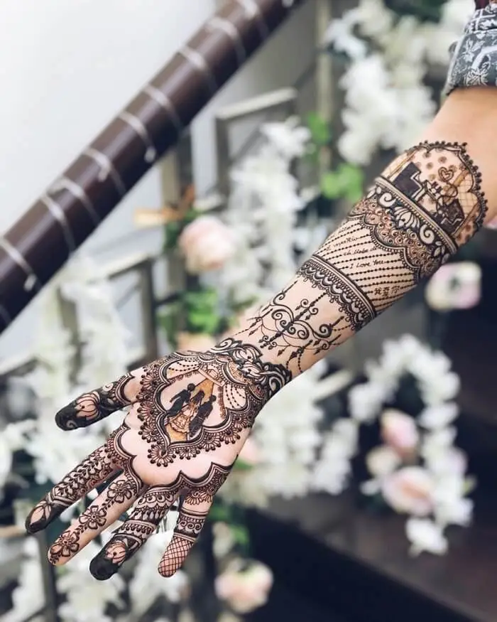 Indian Mehndi Design Cluster
