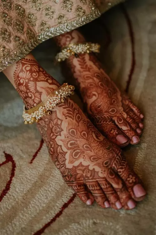 Finger mehndi design khafif