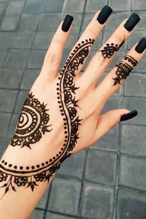 khafif mehndi design patches simple