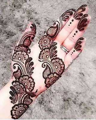 Khafif mehndi design patch