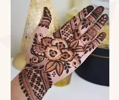 Glitter Mehndi Designs