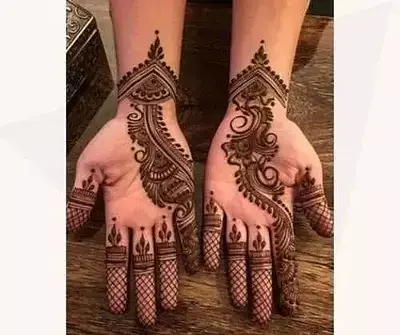 Floral Mehndi Art