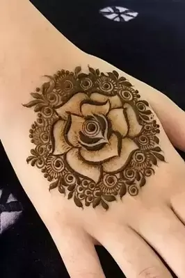 Mehndi design khafif patches full hand
