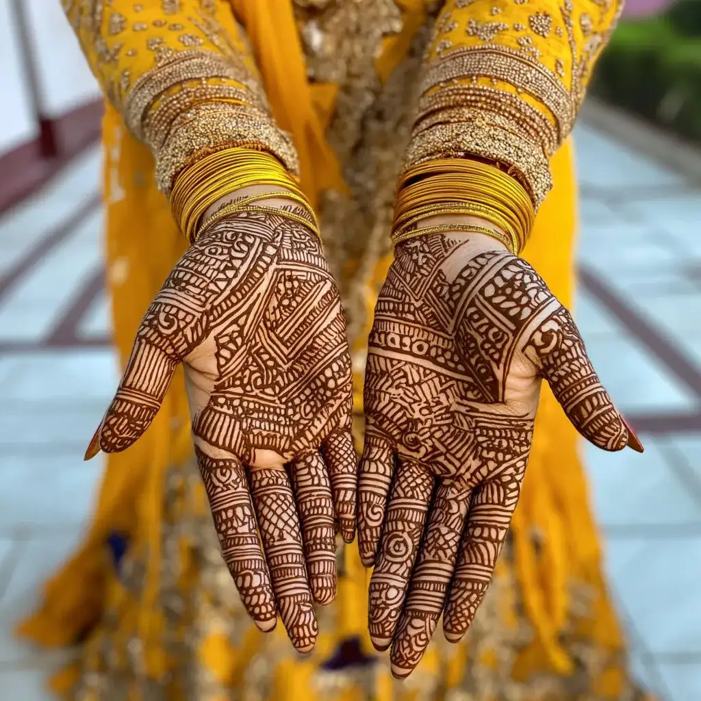 Simple Khafif Mehndi Design