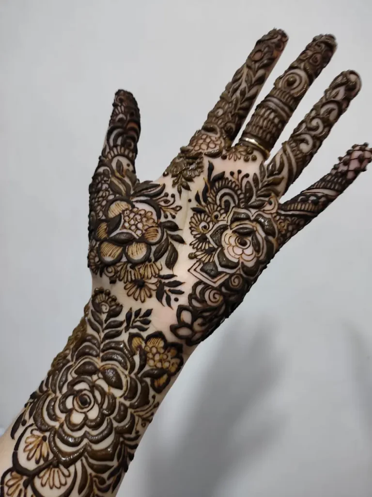 Mehndi Simple Flower design