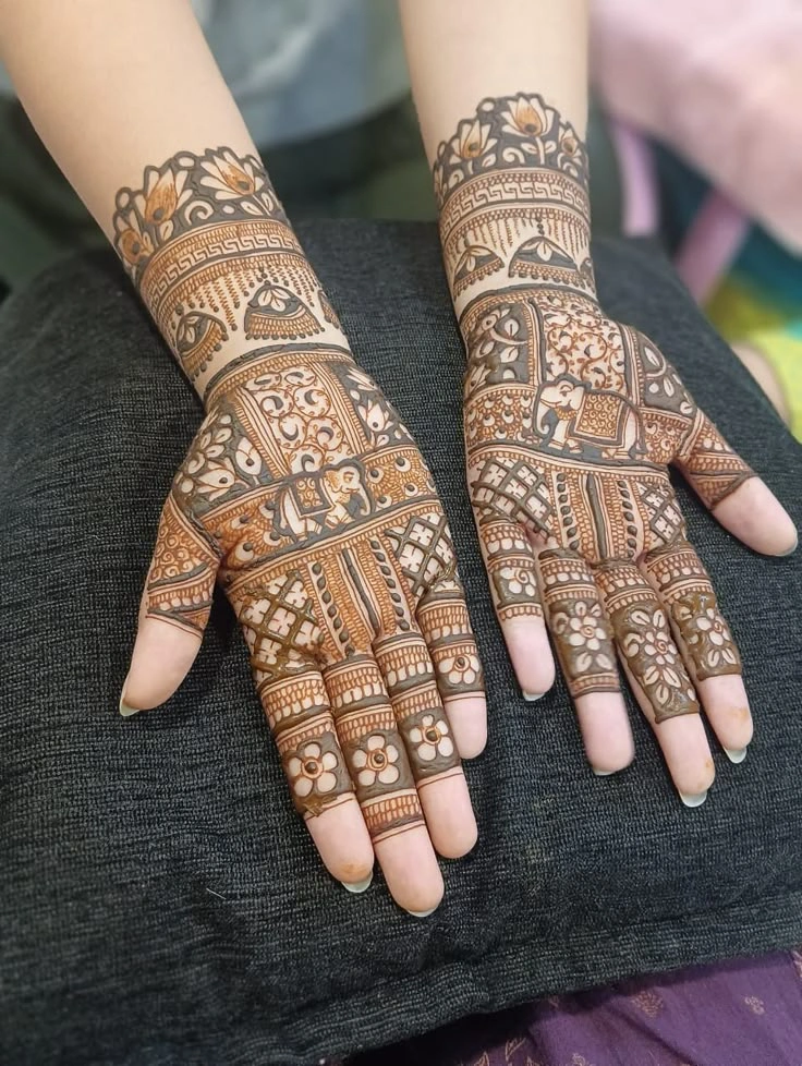 Symbols of Love Between Siblings in Mehndi